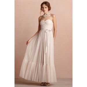 BHLDN Niceties Bridesmaid dress in blush